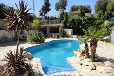Image de Moraira. Villa avec piscine privée sur son propre terrain