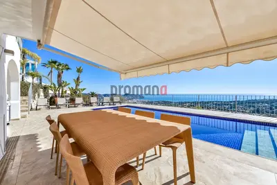 Image de Villa Letizia de luxe, vue panoramique de la mer à 180º.