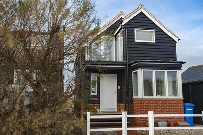 Image de Maison en bord de mer à Southwold avec vue sur les dunes de la mer