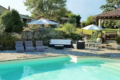 Image de Maison de Charme avec grande piscine chauffée à Monbazillac, Bergerac, Dordogne