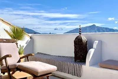 Penthouse en duplex de luxe avec vue sur le golf de Guadalmina Baja Marbella