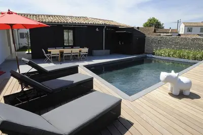 Image de Villa  Au Calme 7 Ch 7 Sdb Piscine CHAUFFÉE Promo Du 12 Au 26 juillet 2025