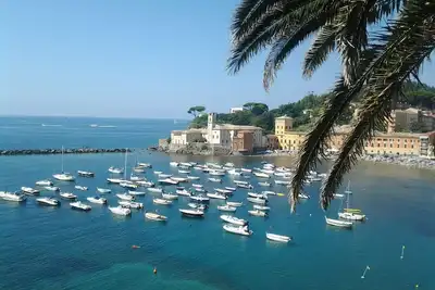 Image de Sestri Levante, ancien logement de pêcheurs caractéristique à 180 mètres de la mer