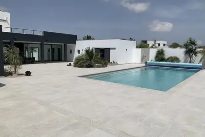 Villa de luxe avec grande piscine chauffée à Villaverde, Fuerteventura
