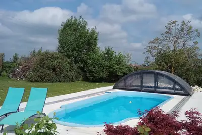 Image de Gite de luxe avec piscine chauffée en Val de Loire - Le Vignou