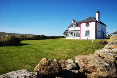 Image de Bordanoost - vue imprenable sur la mer sur l'île la plus septentrionale des îles britanniques