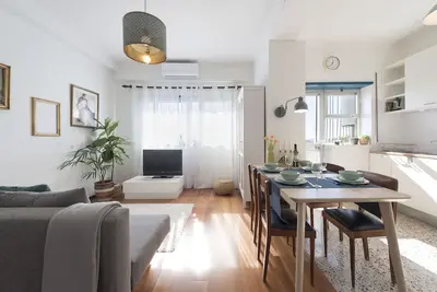 Image de Sp199 plat, centre ville, avec skyline