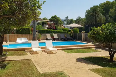 Image de Maison Avec Piscine à 100 mètres de la plage avec A / A, à Costa Calma, Calvia, Majorque