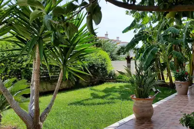 Image de Stunning 2 bedroom garden apartment, private garden, communal pool, beach 100m