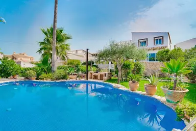 Image de Villa Can Franck pour 6 personnes à Alcudia. Climatisation et WiFi gratuits.