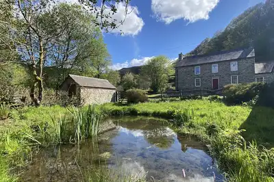 Image de Ferme de luxe dans les montagnes sauvages et sauvages du Cambrien Nr Brecon Beacons