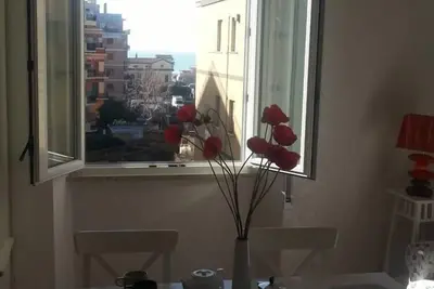 Image de Joli appartement avec vue sur la mer Lido di Ostia, à 30 minutes du centre de Rome, Internet sans fil