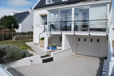Image de Jolie Maison de bord de cote avec vue mer, plage, Wifi, Véranda, Jardin Clos.