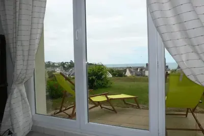 Appartement Vue Mer, dans résidence à Binic, à 500 mètres de la plage la banche
