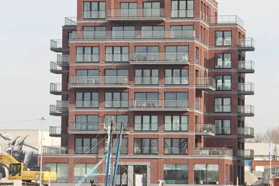 Appartement neuf avec vue sur le quai, à proximité de la plage et de la mer à Ostende