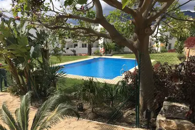Image de Superbe appartement de luxe avec vue sur la mer, le golf et la montagne