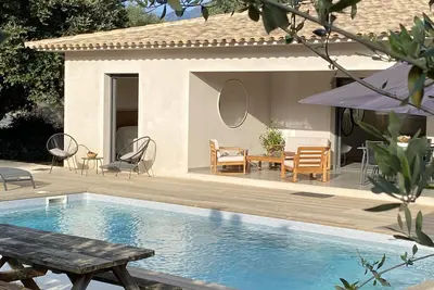 Image de Belle Residence à 8 mn de Porto Vecchio avec prestations para-hôtelières :