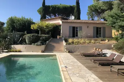 Image de Villa Frida près de Gassin avec grande piscine privée chauffée, 4 chambres, grand jardin