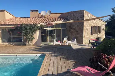 Image de Secteur Lumio:Site exceptionnel; villa bord de mer