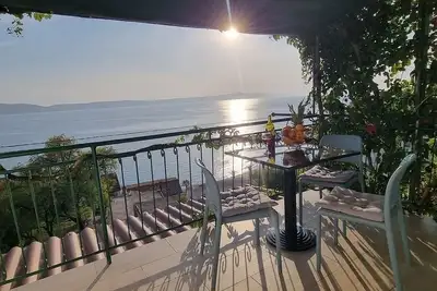 Image de Appartement d'une chambre avec le balcon et la vue sur le mer Zivogosce - Porat, Makarska (A-16289-a)
