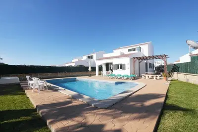 Image de Villa avec piscine privée et vue sur la mer à Cap D'Artrutx / Cala'n Bosch