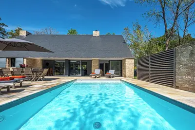 Image de New Havre de paix : villa d'architecte, piscine privée chauffée et plage à pied