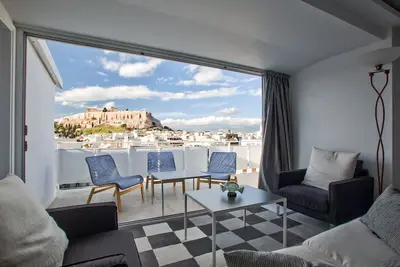 Image de Appartement lumineux avec vue panoramique sur l'Acropole