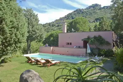 Maison avec piscine, vue sur la mer à proximité de Cefalu et de Castelbuono et de la plage 10 minutes