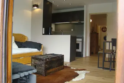 Image de Appartement de standing Tignes Le Lac 2100m Bec Rouge 53 m2 skis aux pieds