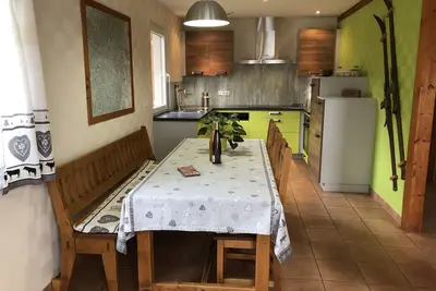 Image de chalet indépendant, vue sur la vallée