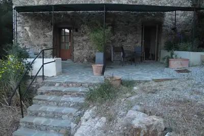 chambre sous voûte traditionnelle en Balagne\" Ô Bambou\"
