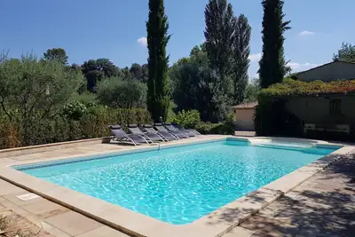Image de Villa 3* climatisée pour 8 avec piscine au calme à 7 minutes à pieds du village