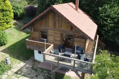 Image de Superbe chalet en bois au calme avec sauna, Wifi, exposition plein sud