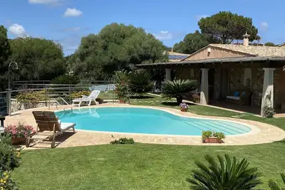 Image de Villasimius Sardaigne, Villa avec piscine à 150 mètres de la mer à Cala Caterina