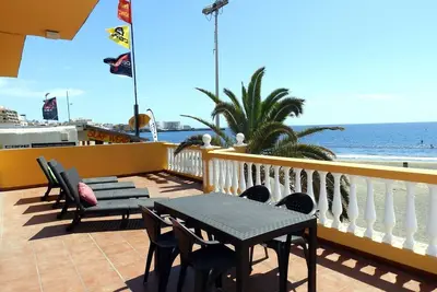 Maison spacieuse en face de la plage de Medano