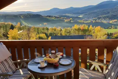 Image de Appartement moderne et relaxant, vue panoramique, à coté du terrain de golf