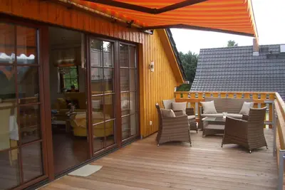 Image de Appartement romantique de 138 m² pouvant accueillir jusqu'à 8 personnes, grande terrasse sur le toit