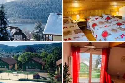 Image de Cosy Dream des Xettes  : duplex-chalet avec piscine, superbe vue lac et pistes