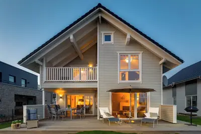 Image de Cottage directement sur Schlei / mer Baltique - vue sur la mer, terrasse ensoleillée, balcon, sauna