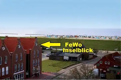 Image de Vue mer + île - appartement - à 50 mètres de la plage de sable / à 100 mètres de la mer du Nord