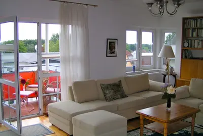 bel appartement en front de mer lumineux, 300m de la plage