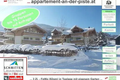 Image de Ski-In Ski-Out dans Leogang: 3 Br - Location De Vacances * 82m² * * emplacement idéal Jardin * Cheminée