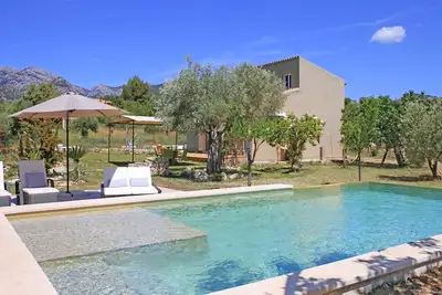Image de Finca avec vue sur la montagne, piscine à débordement, environnement naturel