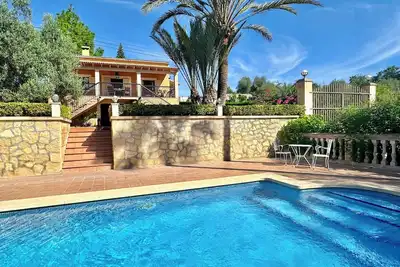 Image de Détaché Finca, piscine privée, vue panoramique, Internet, situé à la lisière du village
