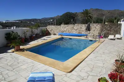 Image de Maison individuelle à Mojácar Playa à 300 m de la plage, piscine, vue imprenable