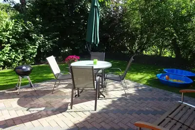 Image de Maison Oll tuun Rhauderfehn 6 Pers Leer Ostfriesland. cabine infrarouge Cheminée