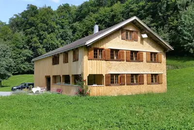 Image de Confort en Wälderhaus récemment rénovées donnant sur la Kanisfluh