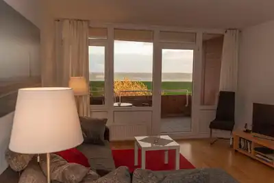 Image de 129 Südstrand Nordsee Fewo - 129 Vivre sur la plage sud avec vue sur la mer
