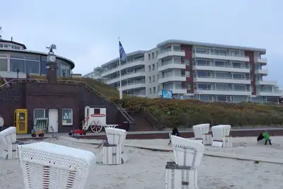 Image de Appartement moderne pour jusqu'à 2 P. directement sur la plage de Wangerooge