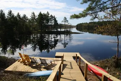 Image de Immense propriété! Isolé! Solarium au bord du lac + jetée, 5 îles privées!